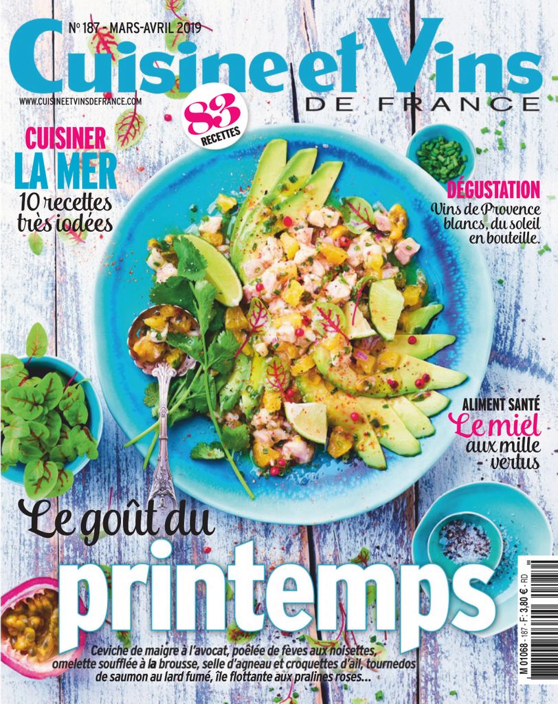 Cuisine Et Vins De France – Mars 2019