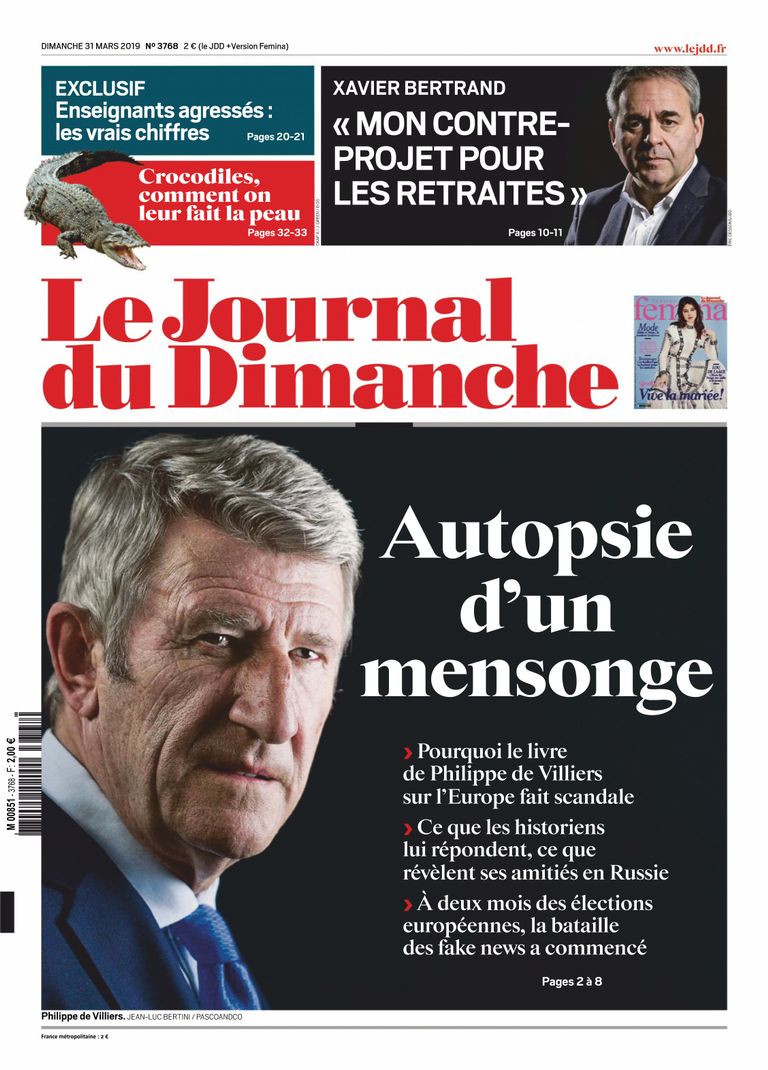 Le Journal Du Dimanche – 31 Mars 2019