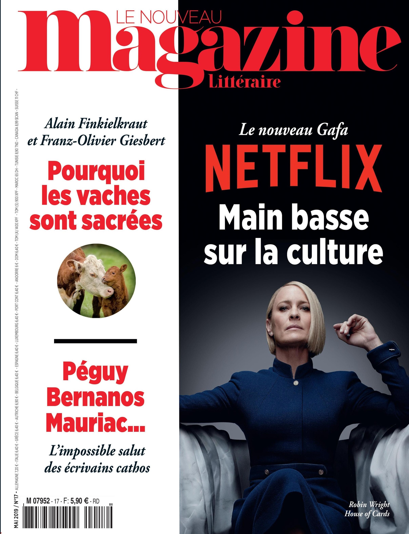 Le Nouveau Magazine Littéraire – Mai 2019