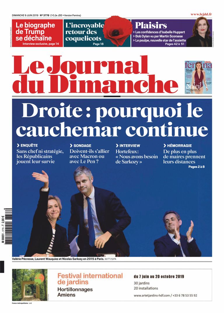Le Journal Du Dimanche – 09 Juin 2019