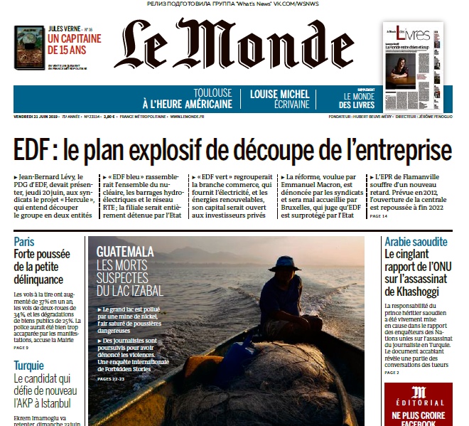 Le Monde – 21.06.2019