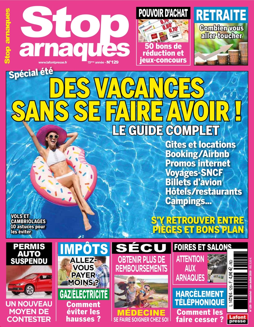 Stop Arnaques – Mai-juin 2019
