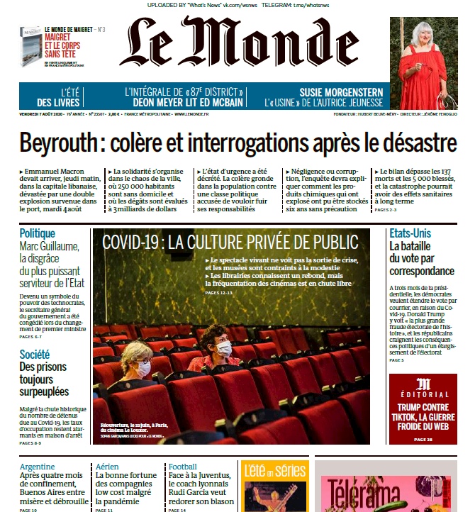 Le Monde – 07.08.2020