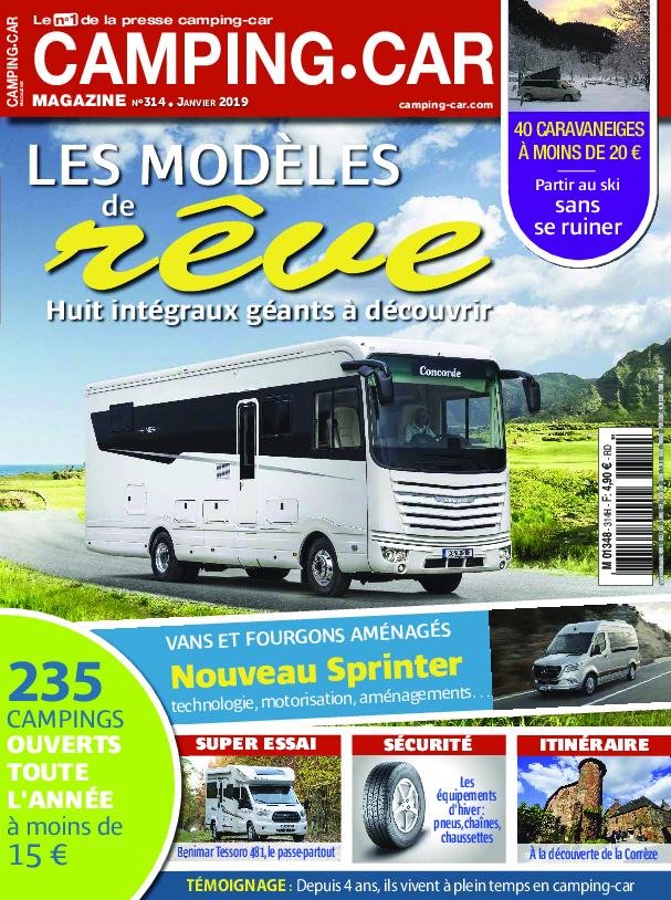 Camping-Car Magazine – Janvier 2019