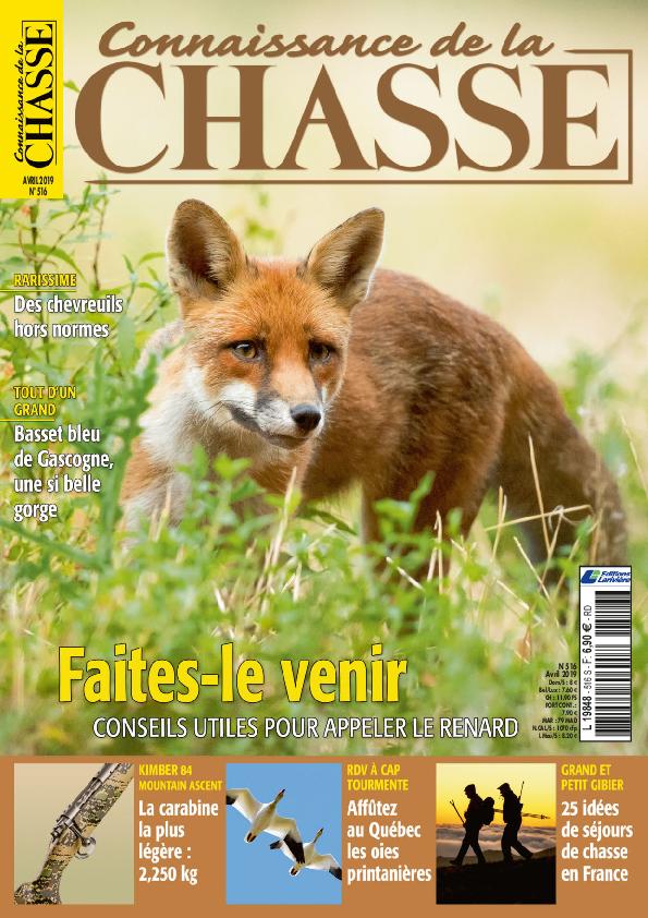 Connaissance De La Chasse – Avril 2019