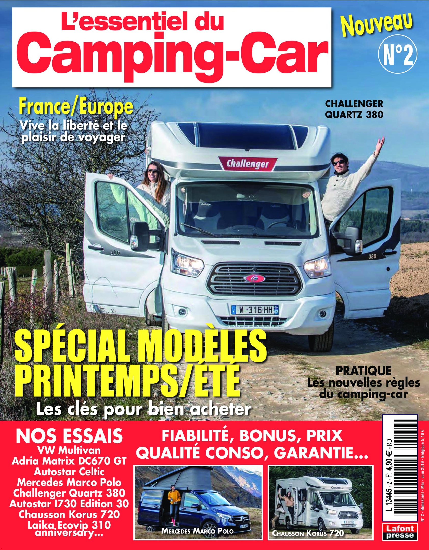 L’Essentiel Du Camping-Car – Avril 2019