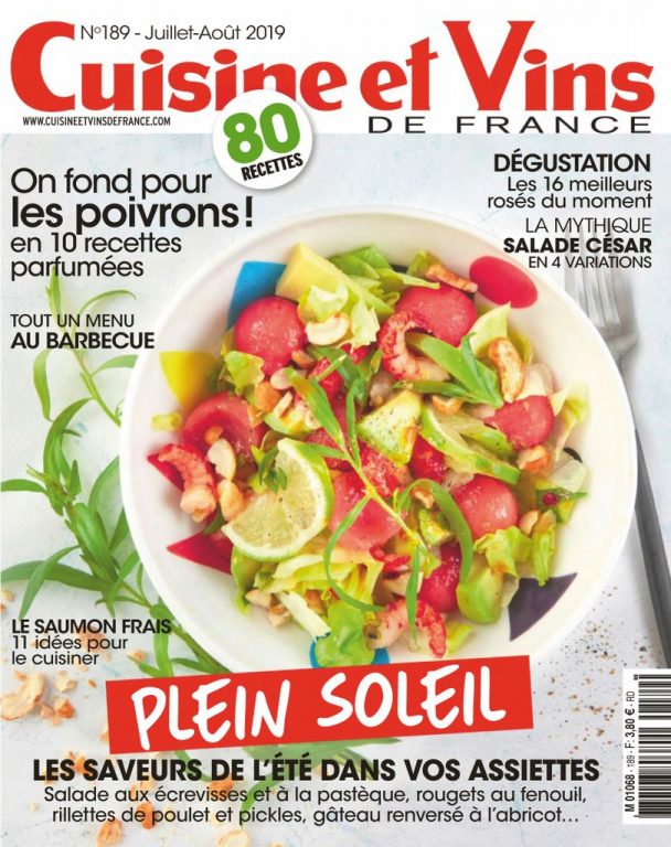 Cuisine Et Vins De France – Juillet 2019