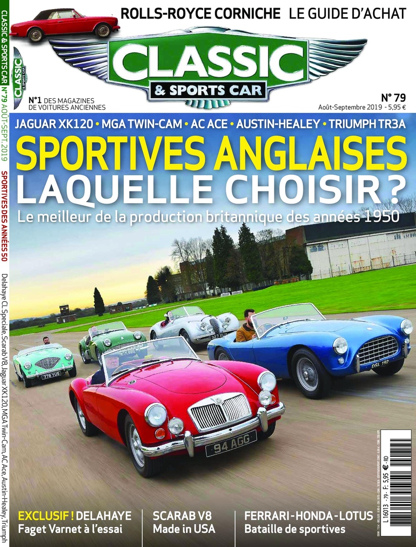 Classic & Sports Car France – Août 2019
